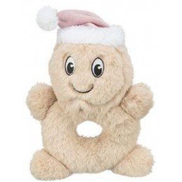 Vánoční hračka pes Sušenka se zvukem, plyš 22cm TR