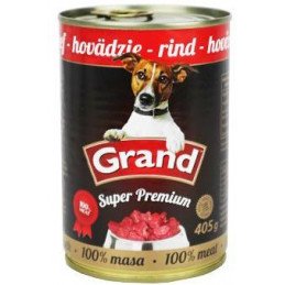 GRAND konz. Superpremium pes hovězí 405g