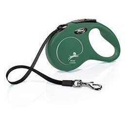 Vodítko FLEXI Classic New S pásek 5m/15kg olivová