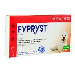 Fypryst Spot-on Dog S sol 1x0,67ml (2-10kg)