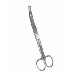 Nůžky chir. zahnuté TT 140mm Kruuse (standardní kval.)