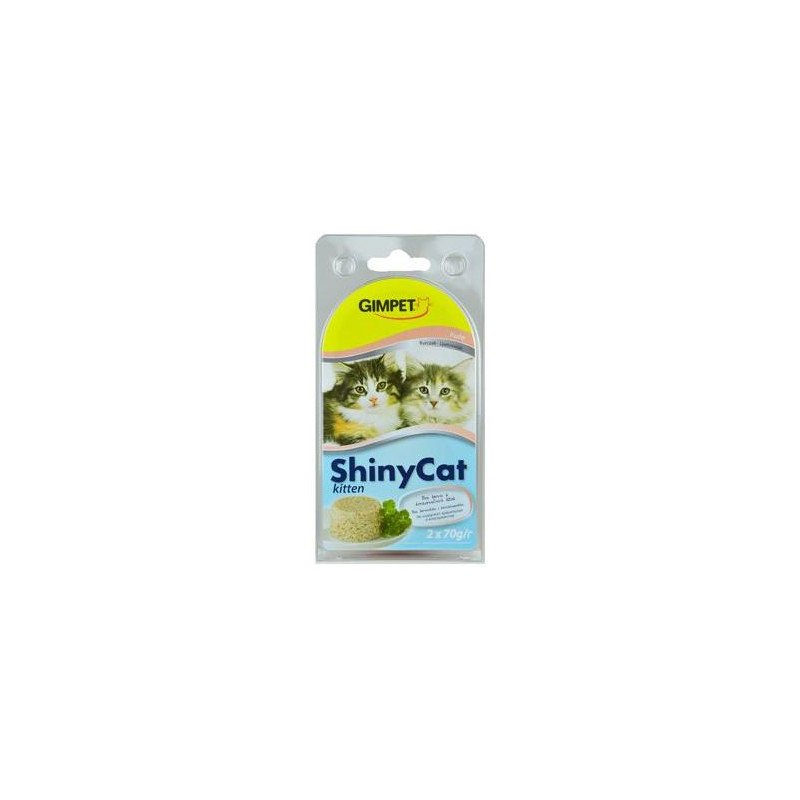 Gimpet kočka konz. ShinyCat Junior kuře 2x70g Gimpet kočka konz. ShinyCat Junior kuře 2x70g