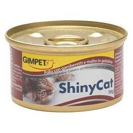 Gimpet kočka konz. ShinyCat kuře+kreveta 70g