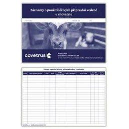 Tiskopis-Záznam o použití léčivých přípravků-chovatel