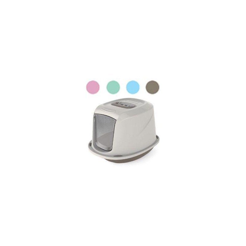 WC kočka Galaxy kryté s filt. 45x36x32cm šedo-růžová