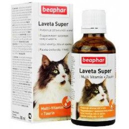 Beaphar Laveta Super vit. vyživující srst kočka 50ml
