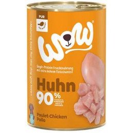WOW konzerva PUR Kuřecí monoprotein 400g