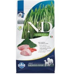 N&D SPIRULINA DOG Adult M/L Lamb & Wolfberry 2kg