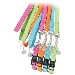 Obojek DOG FANTASY světelný USB oranžový 65cm 1ks