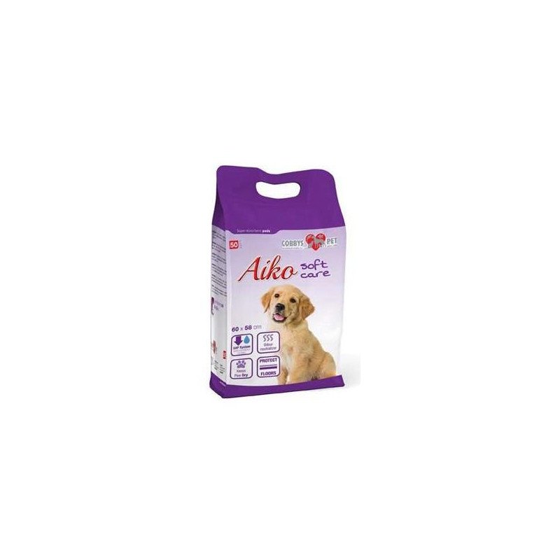 Podložka absorb. pro psy Aiko Soft Care 60x58cm 50ks