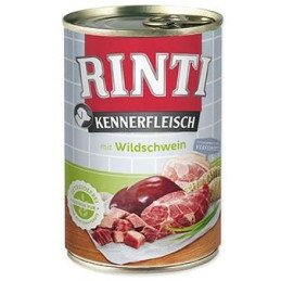 Rinti Dog Kennerfleisch konzerva Adult divočák 400g