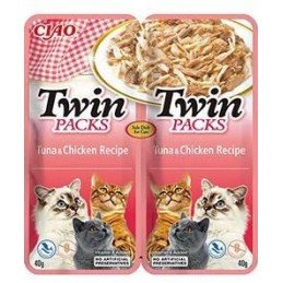 Churu Cat Twin Packs Tuna&Chicken in Broth 80g