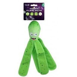 Hračka pes Dog Comets Alien Octo L 37cm zelená