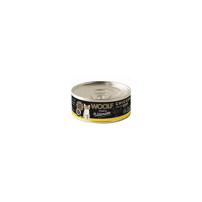 WOOLF Wildcat Ultimate konz Kitten Chicken pate 85g WOOLF Wildcat Ultimate konz Kitten Chicken pate 85g
