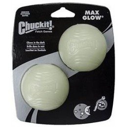 Hračka pes Chuckit Max Glow M 6cm/2ks