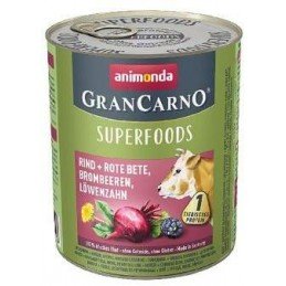 Animonda pes GRANCARNO konz. Superfoods hovězí 800g