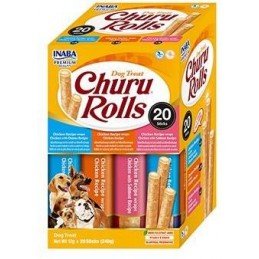 Churu Dog BOX Rolls Chicken wraps Variety 20x12g
