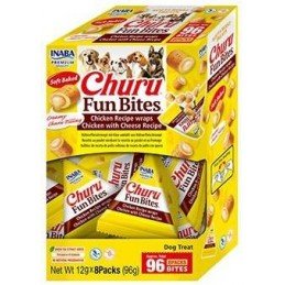 Churu Dog BOX Fun Bites Chicken wraps Chick&Chees8x12g