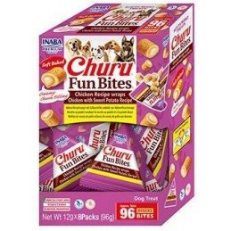 Churu Dog BOX Fun Bites Chicken wraps Chic&Sw.Pot8x12g