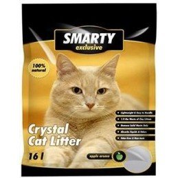 Podestýlka Smarty Exclusive silikát, jablko 16l