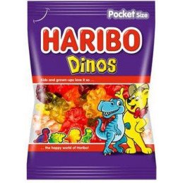 Cukrovinky bonbony Haribo Dinosauři 100g