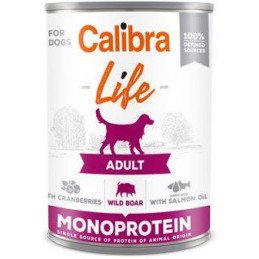 Calibra Dog Life  konz.Adult Wild boar with cran. 400g