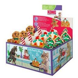 Kong hračka kočka Vánoční chrastítka Kruuse 12ks
