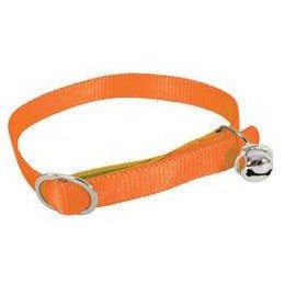 Obojek kočka nylon 10mm/30cm oranžový Zolux