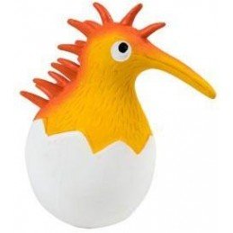 Hračka pes BABY latex,pískací,oranžová  12cm Kiwi