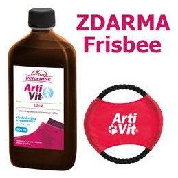 VITAR Veterinae ArtiVit Sirup 500ml+frisbee