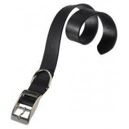 Obojek kožený NATURAL C 27cm x 10mm, černý FP 1ks
