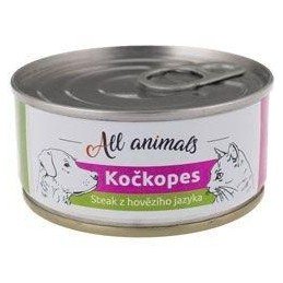 All Animals kočkopes steak z hovězího jazyka 100g