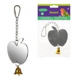 Hračka pro exoty Zrcátko jablko se zvonkem