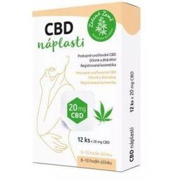 CBD náplasti 12 ks