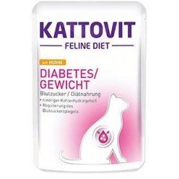 Kattovit Cat Diabetes/Gewicht kuře kapsa 85g