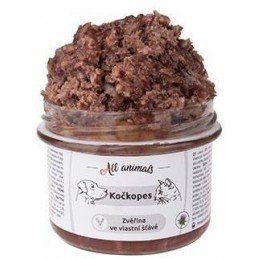 All Animals kočkopes sklo Zvěřina ve vlastní šťávě200g