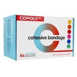 Obinadlo elast. CoPoly 10cm x 4,5m MIX NEON 6ks