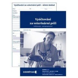 Tiskopis-Vyúčt.za vet.péči samopr.nečísl.nedaň.50listů