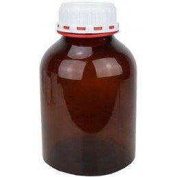 Lékovka 1300ml hnědá, širokohrdlá, s uzávěrem 1ks