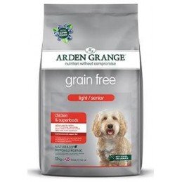 Arden Grange GF Dog Light/Senior Chick&Superfoods 12kg