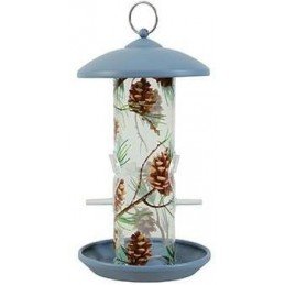 Krmítko venkovní PINE kov,plast, modrá Zolux