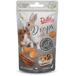 Dafiko drops pro hlodavce mrkev 75g