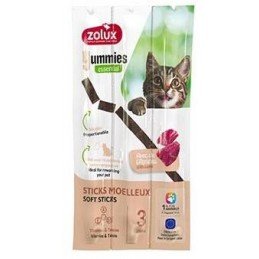 Pochoutka kočka YUMMIES jehněčí s rýží 3ks Zolux