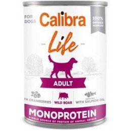 Calibra Dog Life  konz.Adult Wild boar with cran. 400g