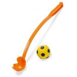 Hračka pes Házedlo 64cm oranž./červ. KAR