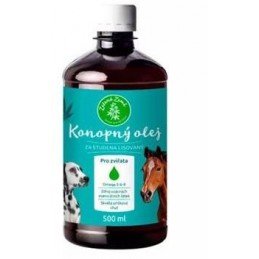 Konopný olej pro zvířata 500ml