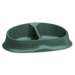 Miska plast dvojmiska protisk. SMART 2x0,25l zelená Zo