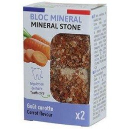 Minerální kámen NUTRIMEAL hlodavci mrkev 2x100g Zolux