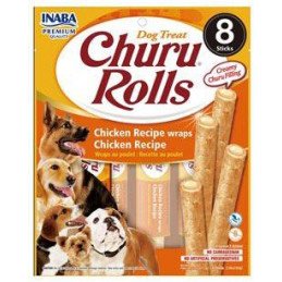 Churu Dog Rolls Chicken wraps Chicken 8x12g