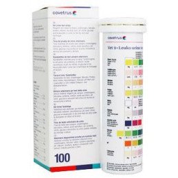 Diagnostické proužky Vet Urine Test 9+Leuko 100ks CVET